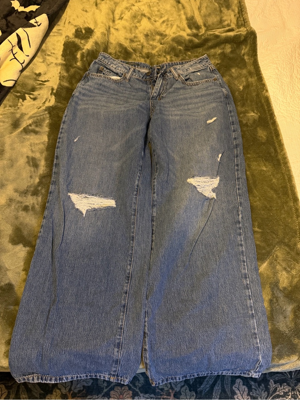 Wild fable Target Brand Wide Leg Jeans in Blue Waist 8 regular